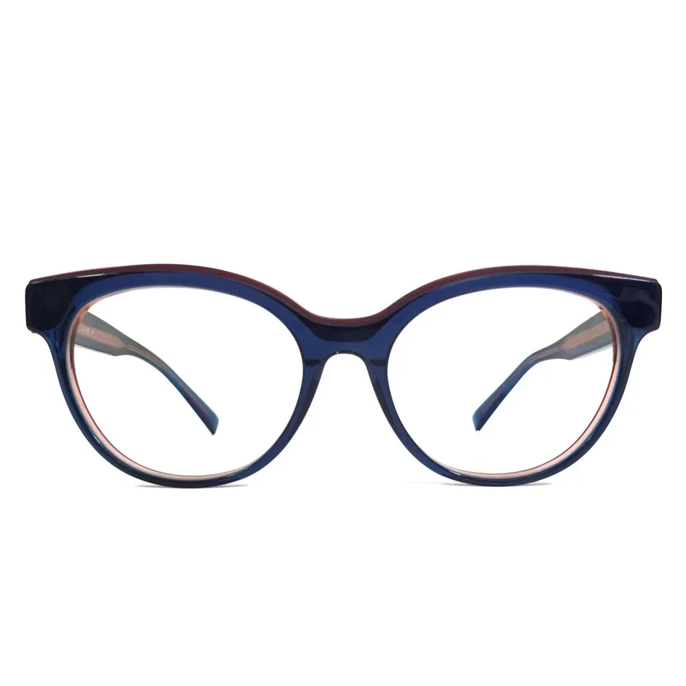 Tom Davies Eyeglasses Frame TD705 Col. 2059 Blue on Pink Cat Eye 51-17-140